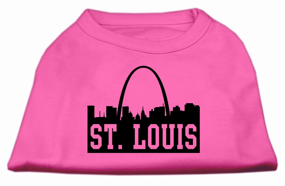 Pet Dog & Cat Shirt Screen Printed, "St. Louis Skyline"-3