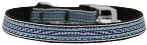 Pet Dog & Cat Nylon Collar or Leash, "Preppy Stripes"-4