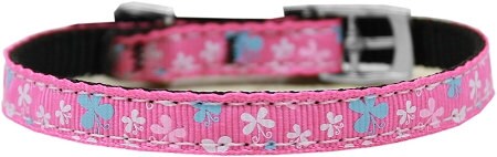 Pet Dog & Cat Nylon Collar or Leash, "Butterfly"-3