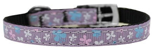 Pet Dog & Cat Nylon Collar or Leash, "Butterfly"-4