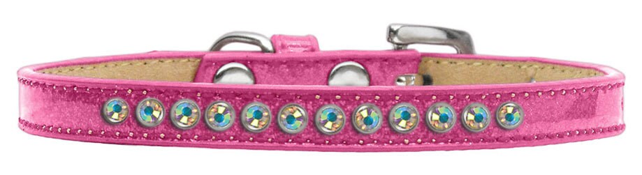 Dog, Puppy and Pet Ice Cream Collar, "Aurora Borealis Crystal Rimsets"-2