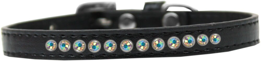 Dog, Puppy & Pet Fashion  Collar, "Aurora Borealis Crystal Rimsets"-2