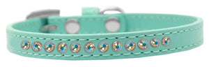 Dog, Puppy & Pet Fashion  Collar, "Aurora Borealis Crystal Rimsets"-4