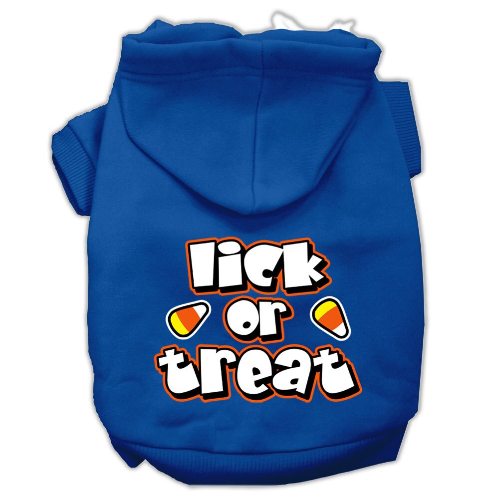 Halloween Pet, Dog & Cat Hoodie Screen Printed, "Lick or Treat"-3