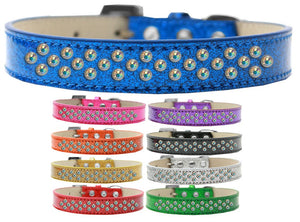 Dog, Puppy & Pet Ice Cream  Collar, "Aurora Borealis Crystal Rimsets Sprinkles"-0