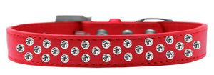 Dog, Puppy & Pet Fashion  Collar, "Clear Crystal Sprinkles"-4