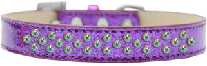 Dog, Puppy & Pet Ice Cream  Collar, "Aurora Borealis Crystal Rimsets Sprinkles"-2