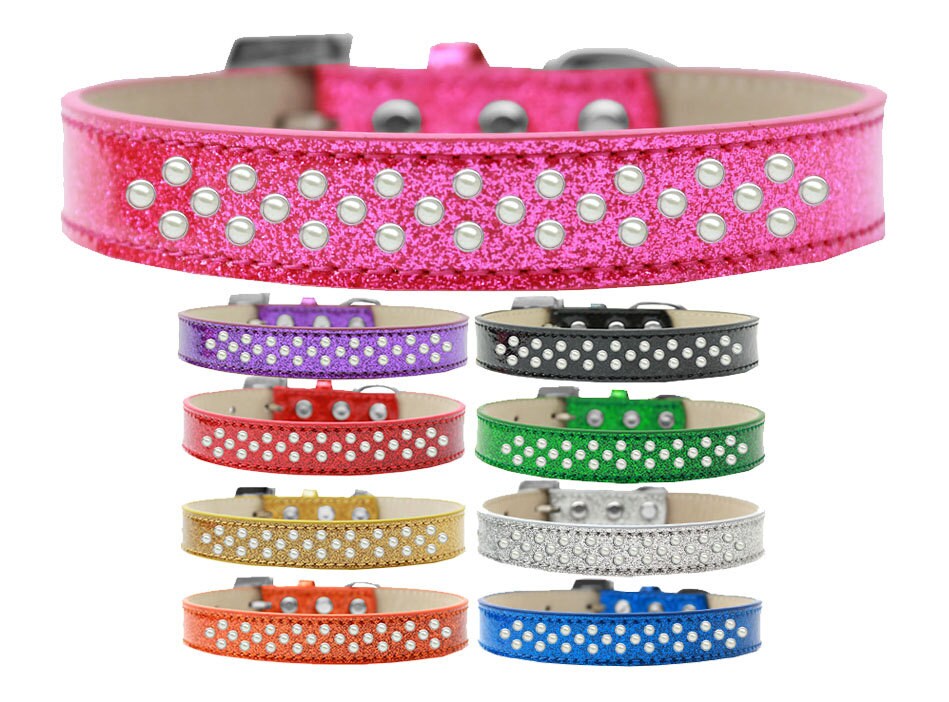 Dog, Puppy & Pet Ice Cream  Collar, "Pearl Rimsets Sprinkles"-0