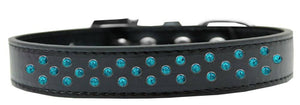 Dog, Puppy & Pet Fashion  Collar, "Southwest Turquoise Pearl Rimsets Sprinkles"-4