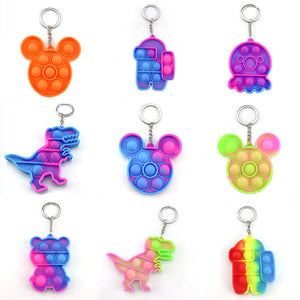 Push Pop Fidget Sensory Toy- Micky Keychain-0