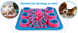 Hot selling Pets Puzzle Toys Snuffle Mat with Bowls-Maze Method-2