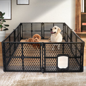 Garden Outdoor Pet Playpen Foldable 8 Panels-6