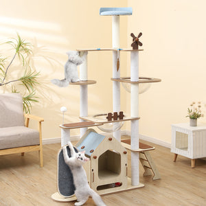 Windmill Wood Cat Condo House 168cm-6