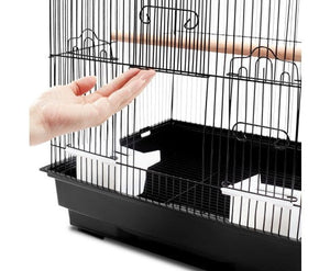 Pet Bird Cage Black Medium-3