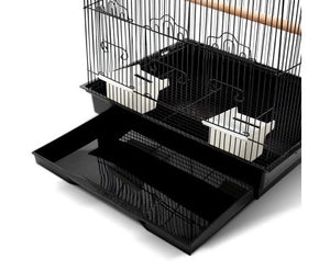 Pet Bird Cage Black Medium-4