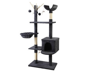 Cat Tree Scratching Post Condo House-0