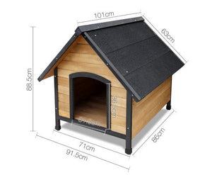 Wooden Dog Kennel - Extra Large-1