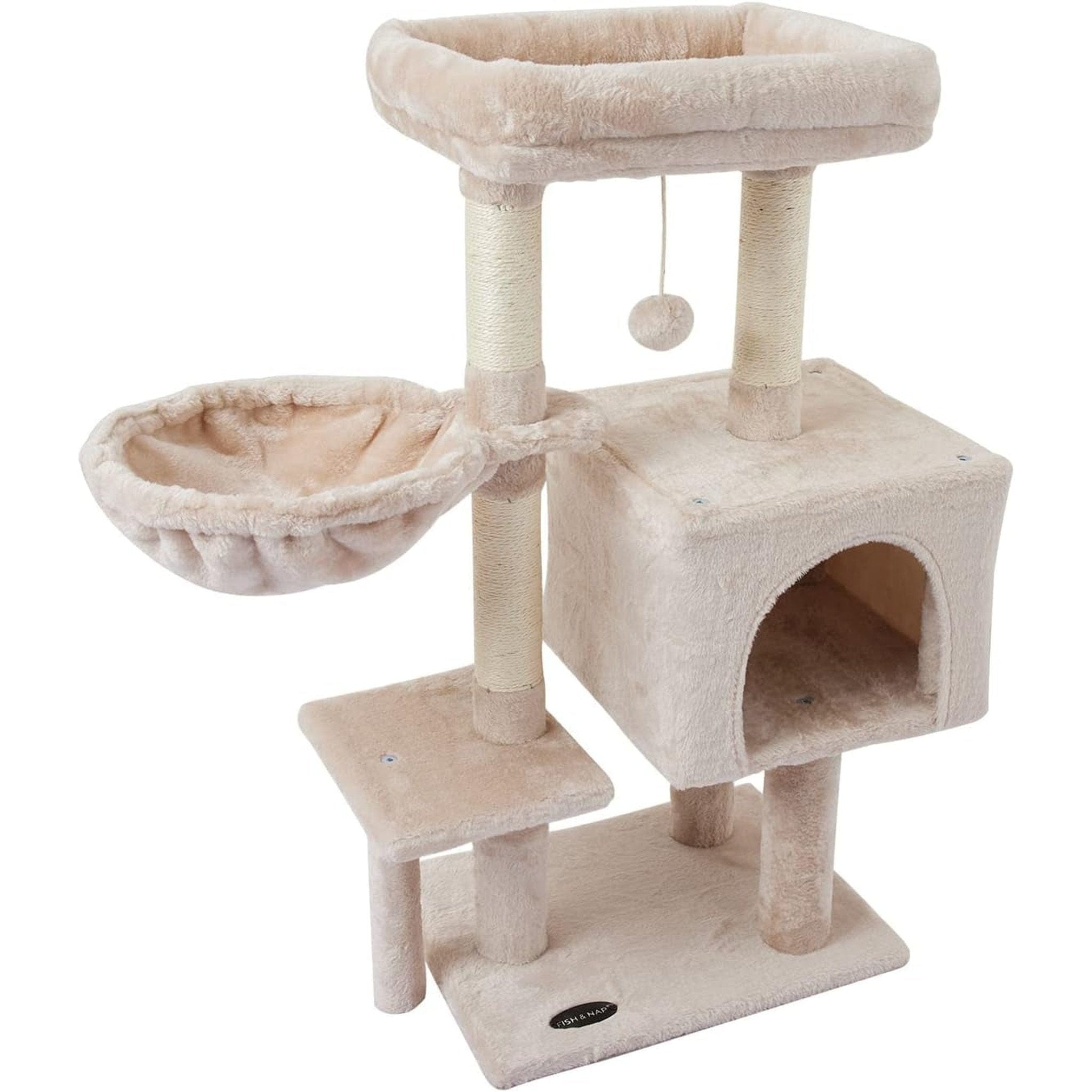 😸 Deluxe Haven Cat Tower & Scratching Post 🗼-0