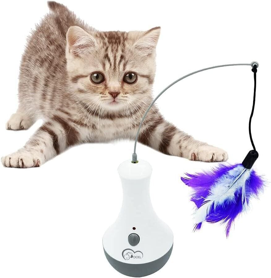 🐱✨ Feather Frenzy: Ultimate Interactive Cat Toy ✨🐾-10