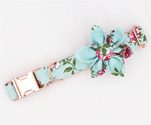 Flower Collar in Blue-1