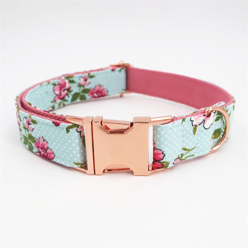 Flower Collar in Blue-0