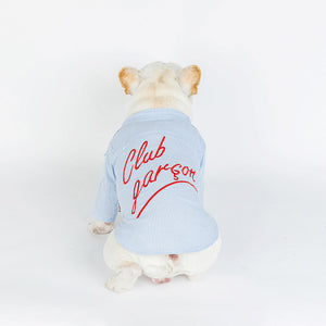 Club Garcon Light Denim Dog Shirt-3