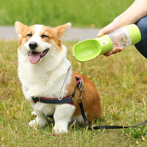 Portable Outdoor Pet Drinking and Feeding Bottle (3 Colours)-8