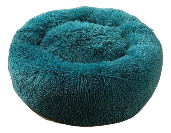 Soothing Calming Donut Pet Bed in Emerald-0