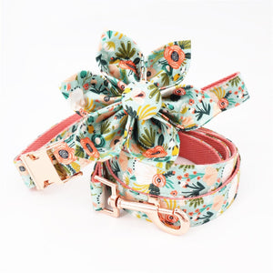 Botanical Flower Collar & Lead Set-1