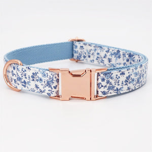 Blue Wonderland Flower Collar & Lead Set-5