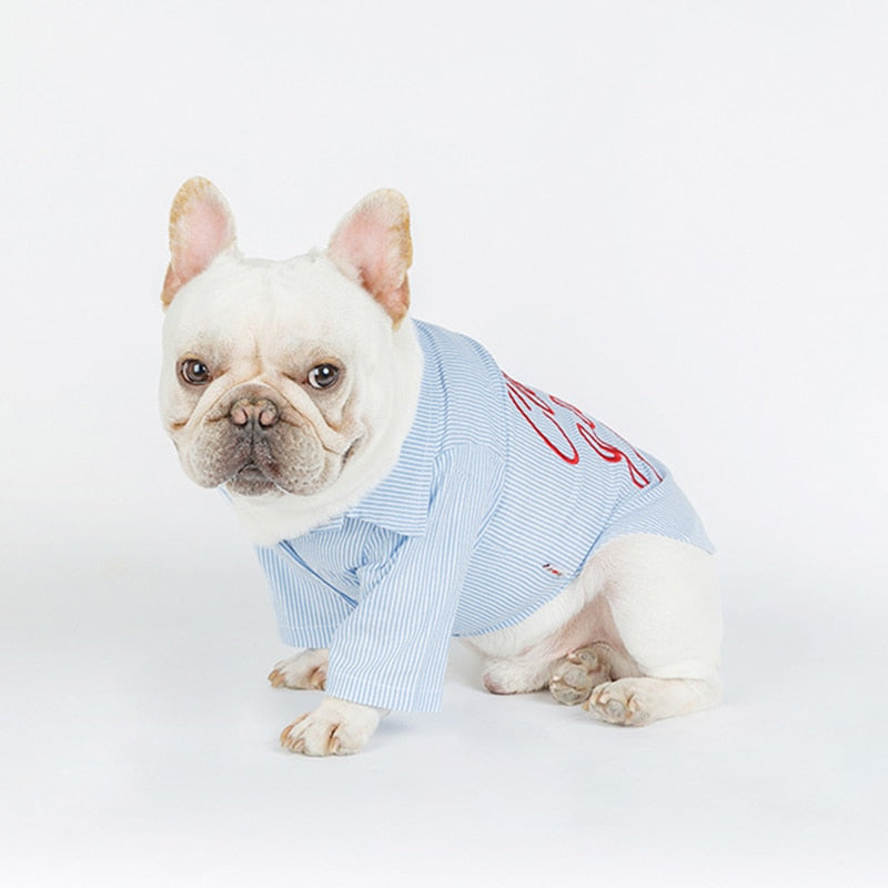 Club Garcon Light Denim Dog Shirt-5