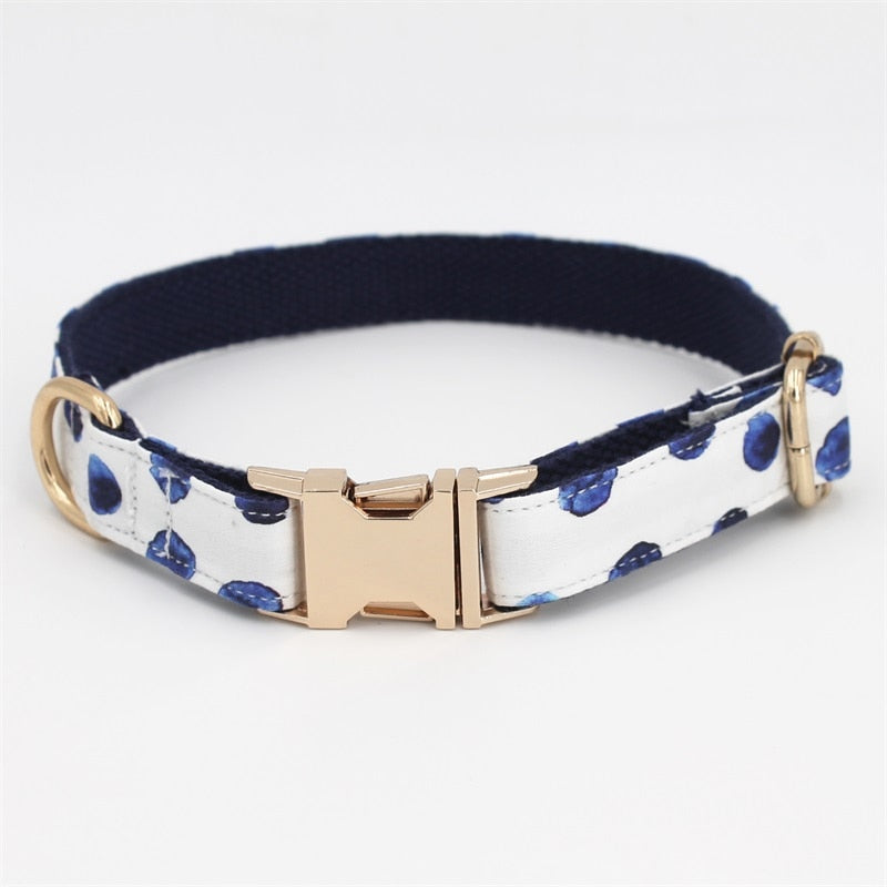 Polka Dot Bow Collar & Lead Set-5