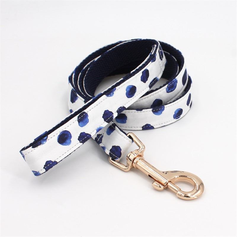 Polka Dot Bow Collar & Lead Set-4