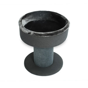 The Perch Cat Bed in Dark Grey-2